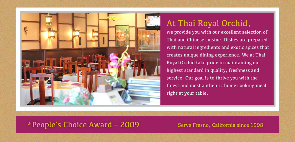 Thai Royal Orchid Content